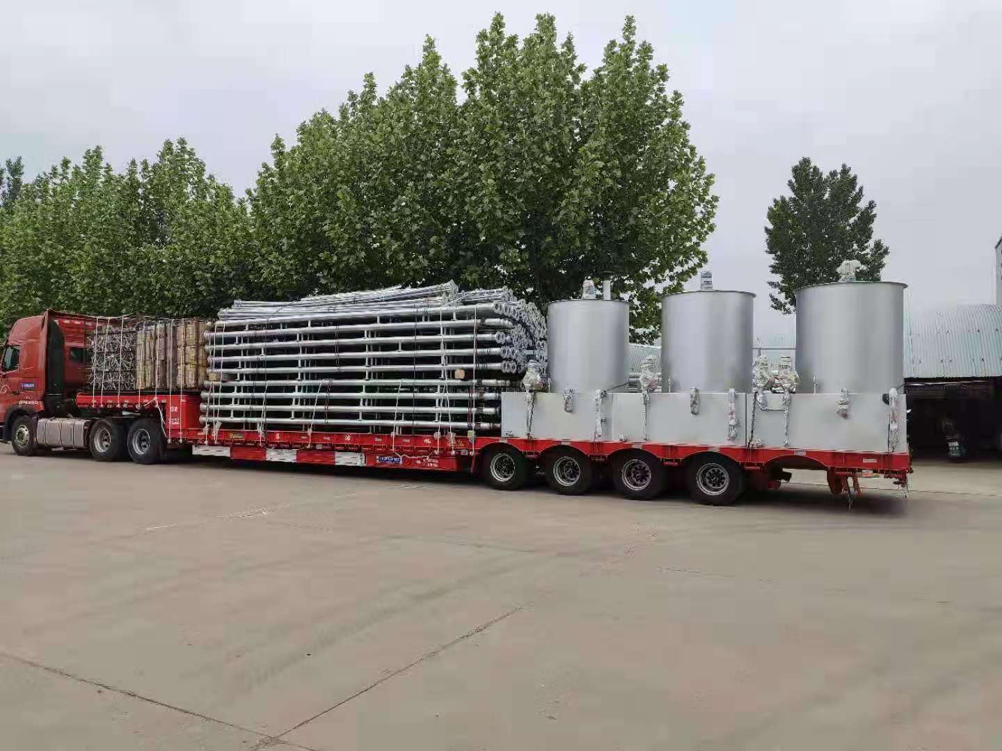 2000立方印染廢水處理項目設備發貨